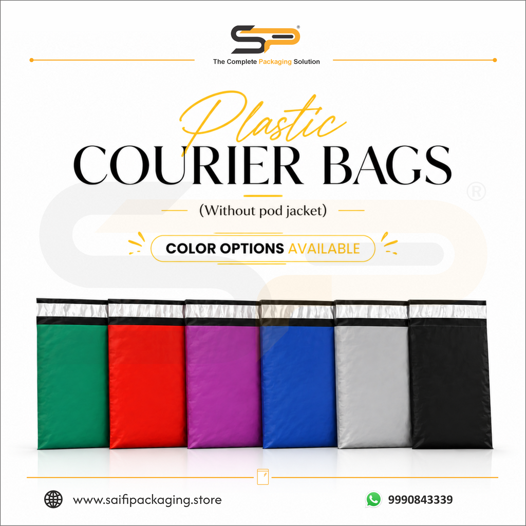 Plain Plastic Courier/Mailer/Shipping Bags without POD Jacket