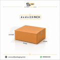 (4 x 4 x 2.5 ") Universal Corrugated Box - 5Ply (TB-52)