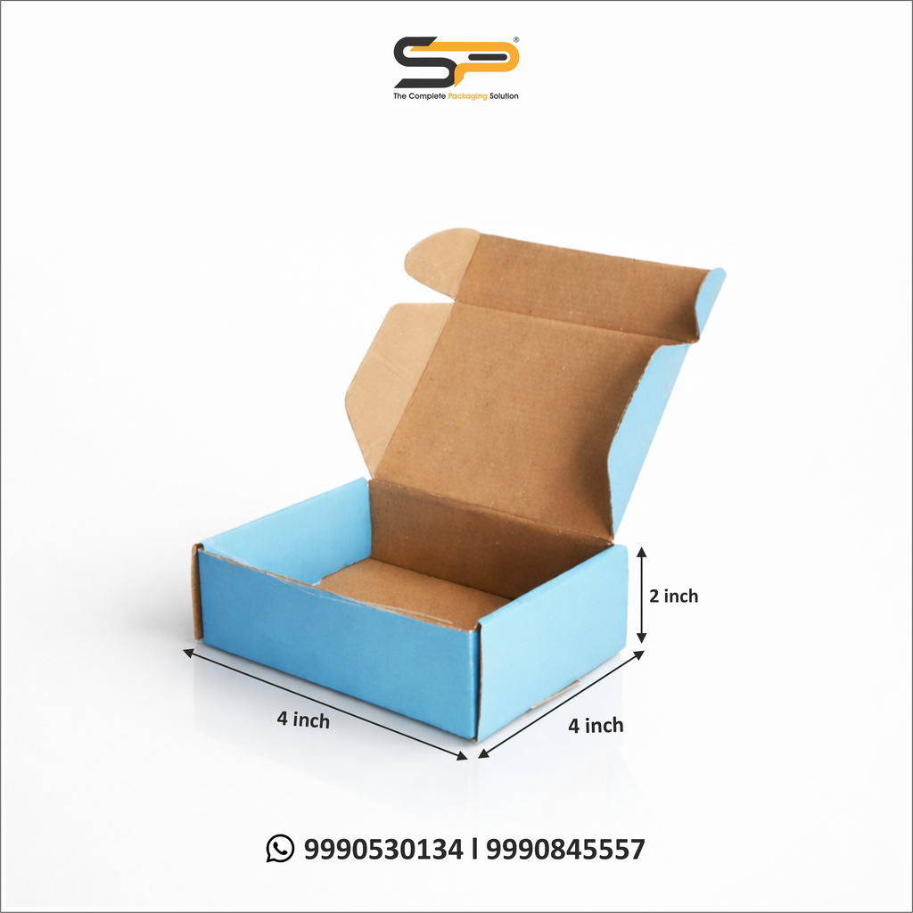 (4x4x2 inch) Plain Corrugated Mailer Box 3ply (SL-24)