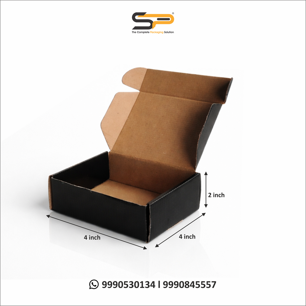 (4x4x2 inch) Plain Corrugated Mailer Box 3ply (SL-24)