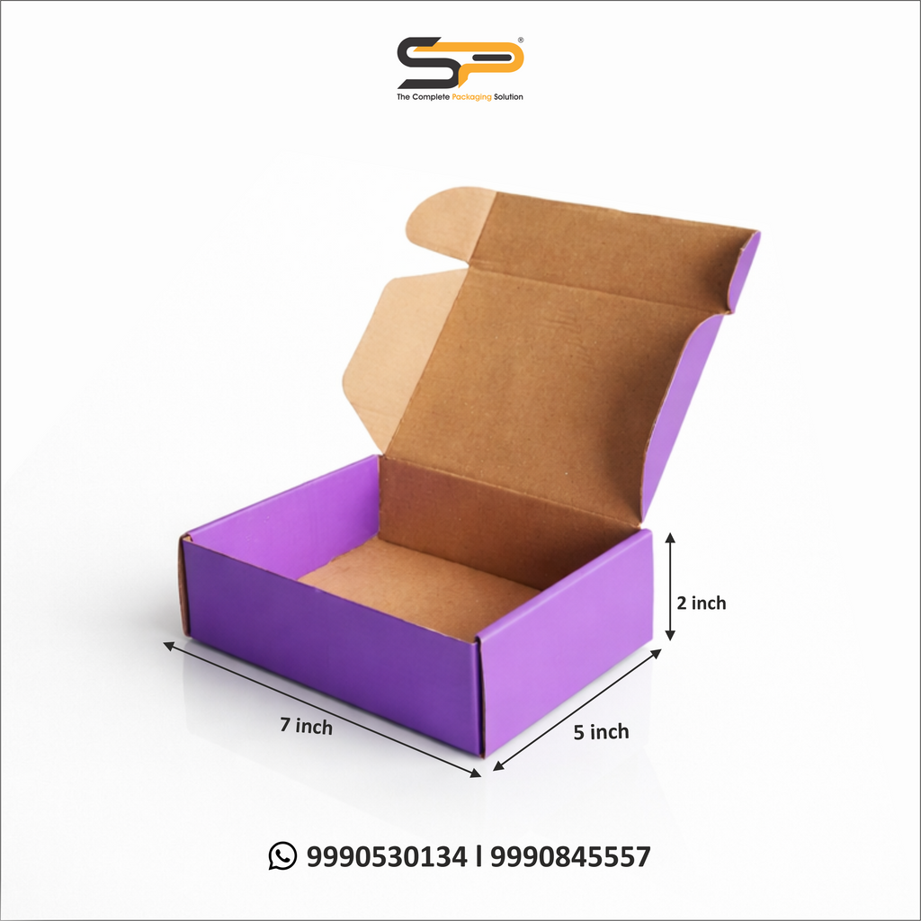 (7x5x2 inch) Plain Corrugated Mailer Box 3ply (SL-20)