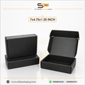 Black Mailer Box (7x4.75x1.5 inch) Matt Finish (SL-64)