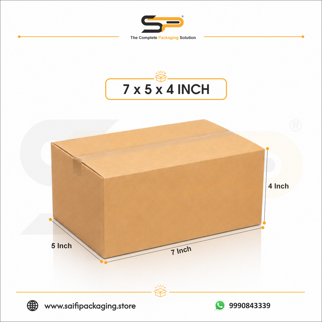 (7 x 5 x 4")  Universal Corrugated Box - 3Ply (TB-116)