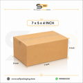 (7 x 5 x 4")  Universal Corrugated Box - 3Ply (TB-116)