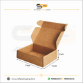 (7x7x2 inch) Plain Corrugated Mailer Box 3ply (SL-38)