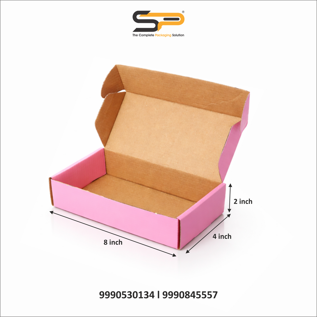 (8x4x2 inch) Plain Corrugated Mailer Box 3ply (SL-44)