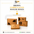 Custom Printed Brown Mailer Box