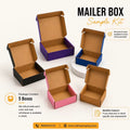 A Sample Kit of Mailer Boxes