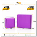 Lavendar Corrugated Mailer Box - Inside White - 3ply (SL-69)
