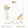 A4-ST4 Self Adhesive Label Sheet - 100 Sheets