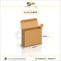 (4 x 2 x 4") Tuck End Corrugated Box - 3Ply (T-10)