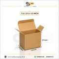 (3.5 x 3.5 x 3.5") Tuck End Corrugated Box - 3Ply (T-17)