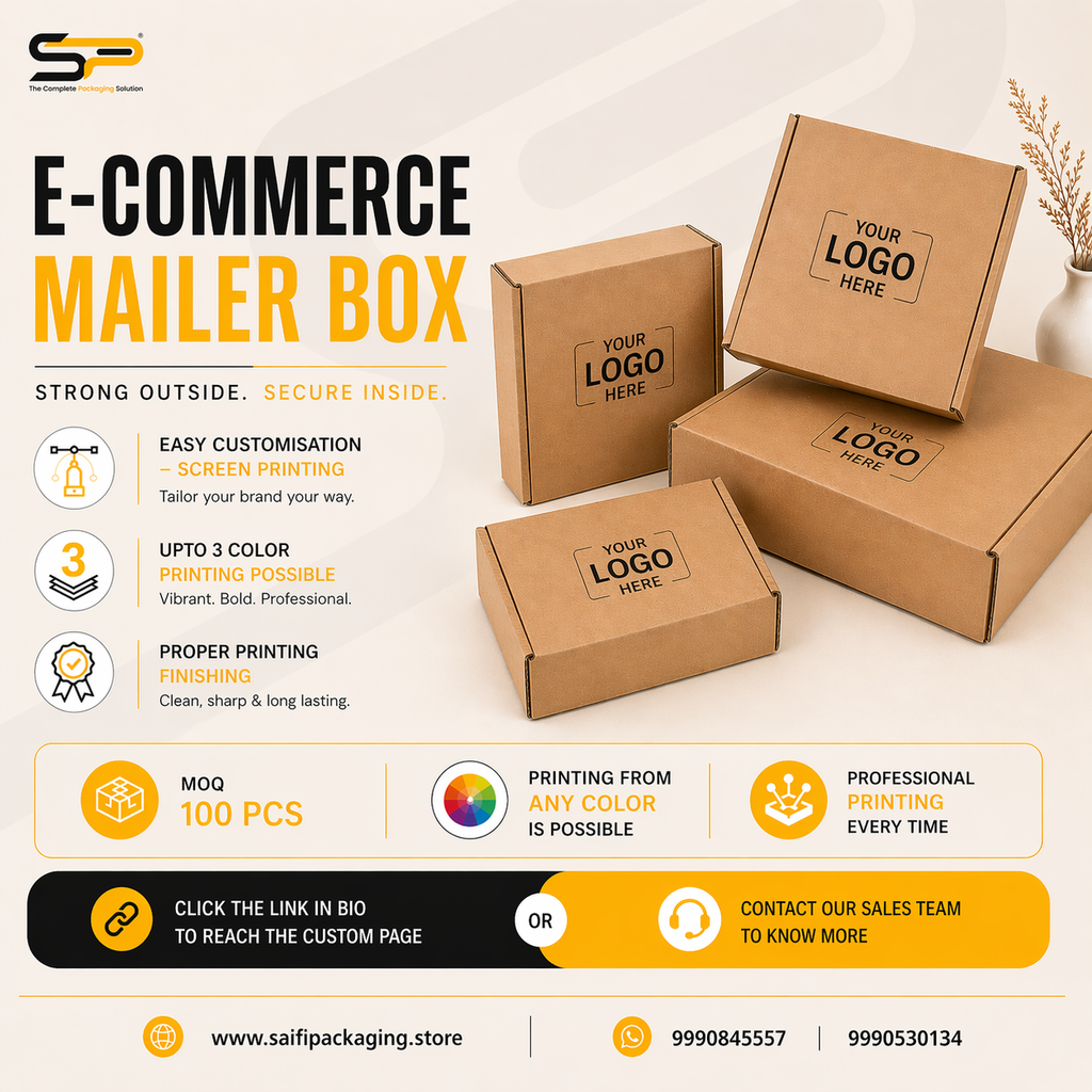 Colored Mailer Box (9.25x6.3x1 inch) Matt Finish (SL-63)