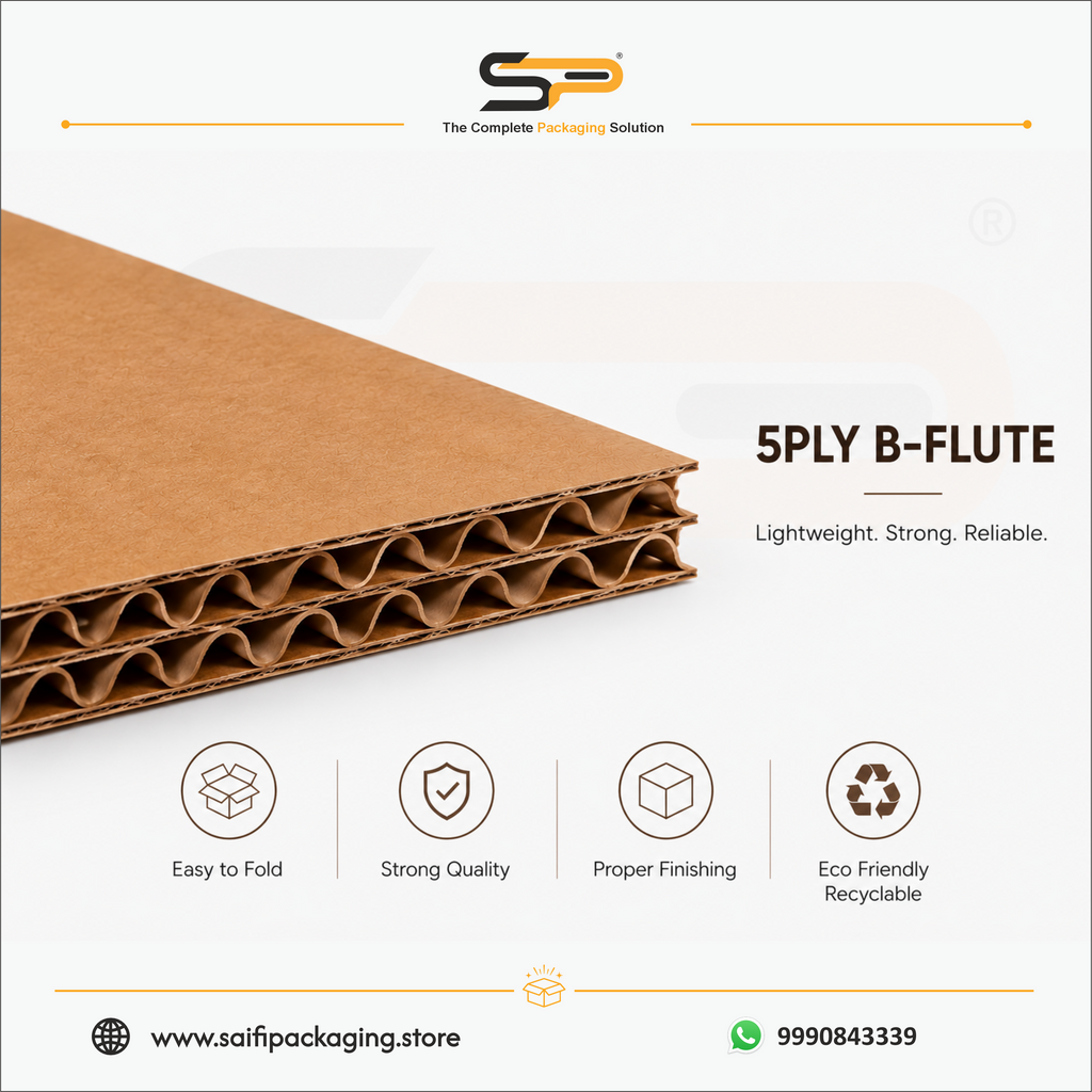 (4 x 4 x 2.5 ") Universal Corrugated Box - 5Ply (TB-52)