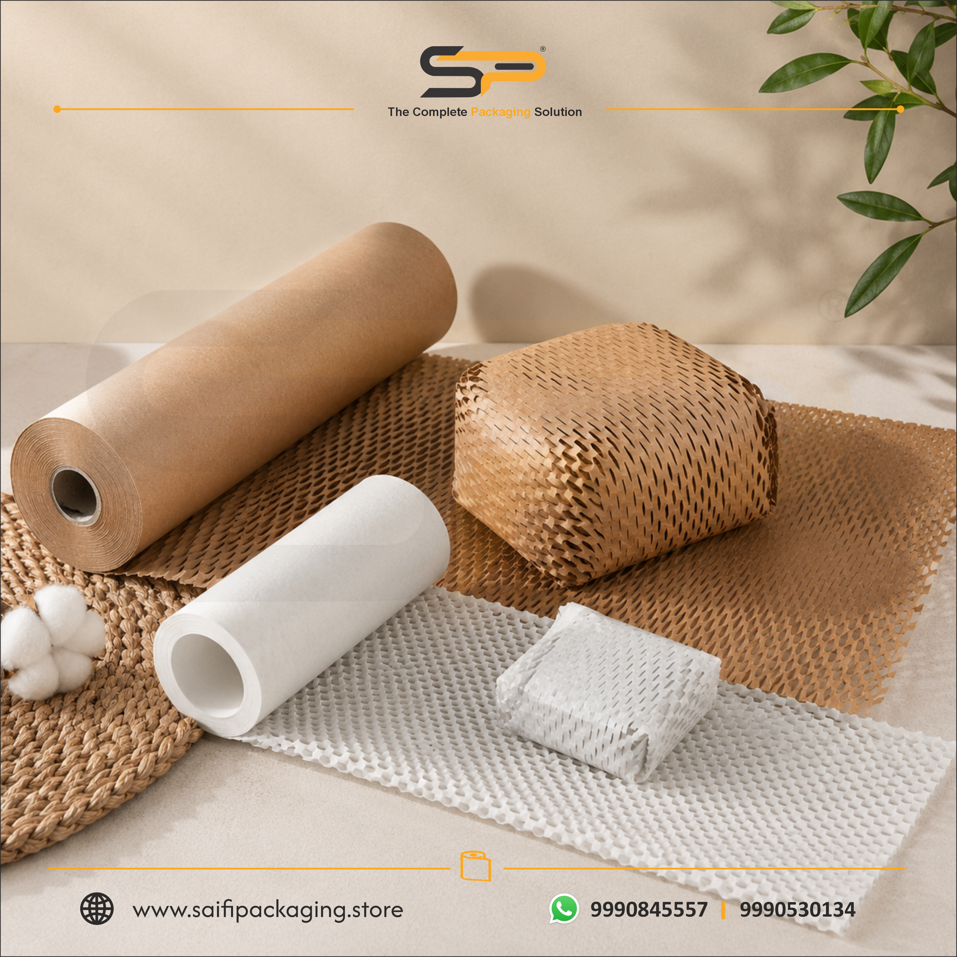 Honeycomb Wrap Roll (15 inch , 100mtr)