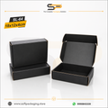 Black Mailer Box (18x12x4 cm) Matt Finish (SL-64)