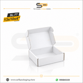 (13x10x4 inch) White Corrugated Mailer Box 3ply (SL-77)