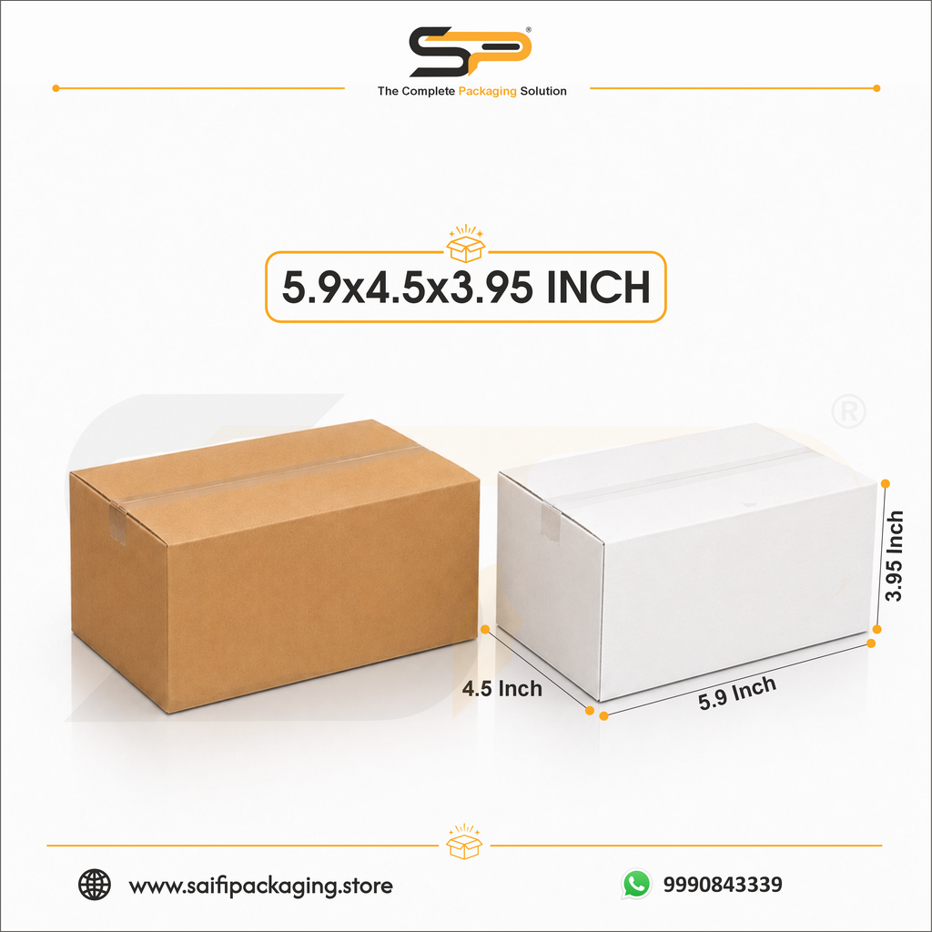 (5.9 x 4.5 x 3.9") Universal Corrugated Box 3Ply (TB-39)